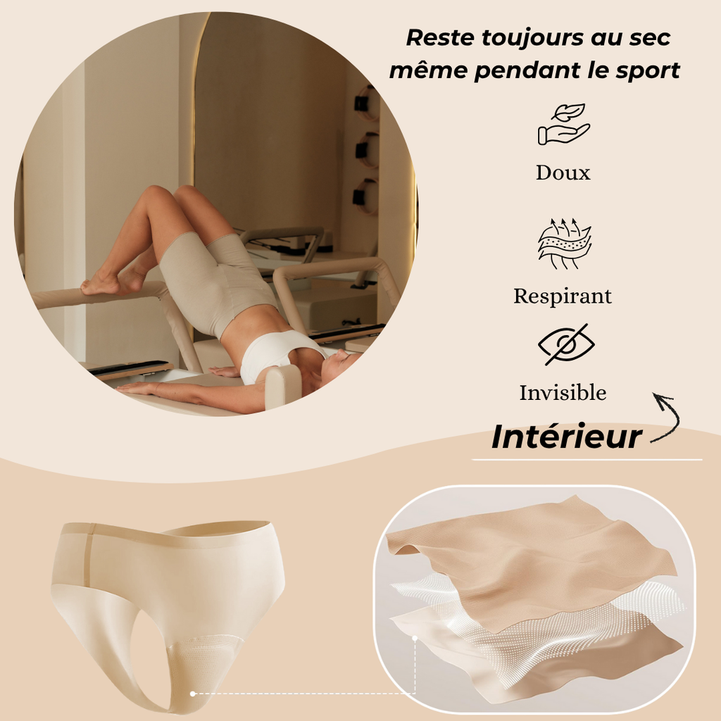 Tanga anti cameltoe pour yoga, pilâtes et plein d'autres activités